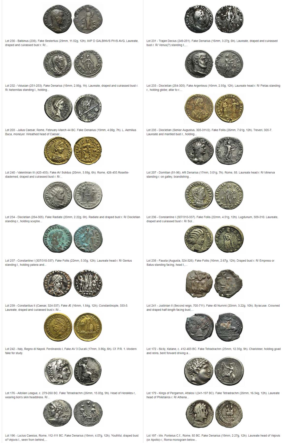 Posted-For-History-So-We-Remember-These:-Roma-Numismatics-Lot-Of-Copies